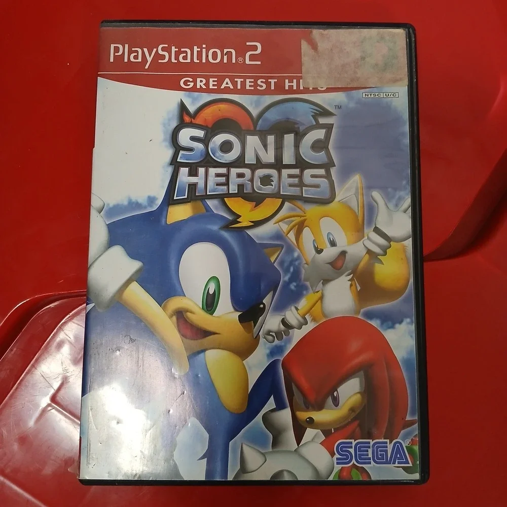 Sonic Heroes -‎ Sony PlayStation 2 Tested Good Working Condition With Case